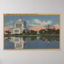 Vista do tribunal de Alameda County Poster