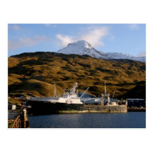 Vitória de Alaska, traineira no porto holandês, Al Cartao Postal