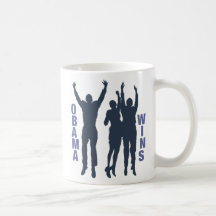 Vitórias de Obama Caneca