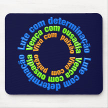 viva com paixão mousepad