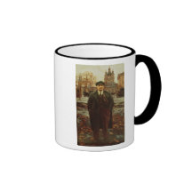 Vladimir Ilyich Lenin em Smolny, c.1925 Caneca