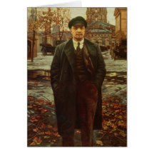 Vladimir Ilyich Lenin em Smolny, c.1925 Cartoes