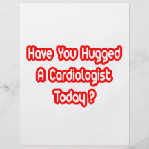 Você abraçou um cardiologista hoje? panfletos