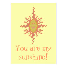 Você é minha luz do sol! Cartão do Sunburst Cartão Postal