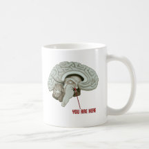 Você está aqui caneca