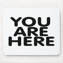 Você está aqui mousepad
