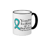 Você está olhando um sobrevivente do câncer de ová caneca