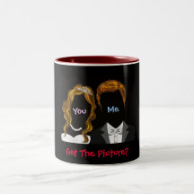 Você, mim, obtem a imagem? - Dizer-Caneca