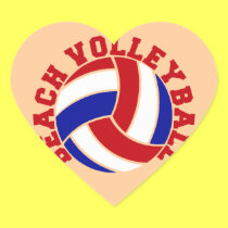Voleibol de praia adesivos