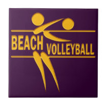 Voleibol de praia azulejos