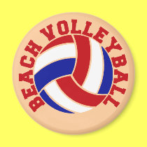 Voleibol de praia ímãs