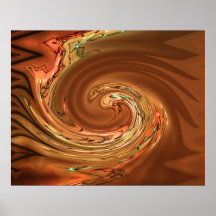 Vortex dourado poster
