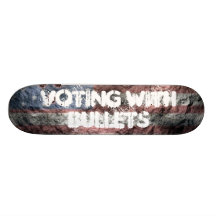 Votação com o conselho da bandeira das balas skates