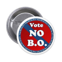 Vote não para B.O. Pins