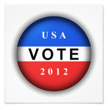 Voto 2012 dos EUA Arte De Fotos