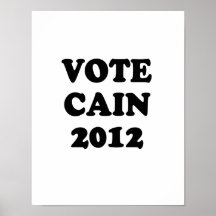 VOTO CAIN em 2012 Posteres