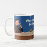 voz do homem de negócios caneca
