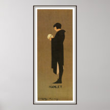 W.C. Produção résistente de Hamlet, 1894 Poster