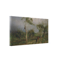 Walter Withers - a tempestade Impressão Em Canvas