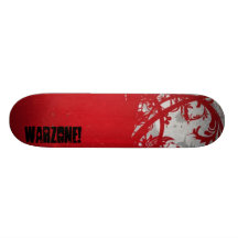 warzone! VERMELHO Skateboard