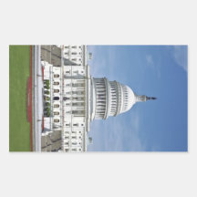 Washington DC branco da construção do Capitólio do Adesivos