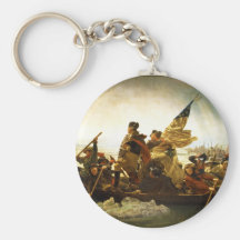 Washington que cruza o Delaware por Emanuel Leutze Chaveiro
