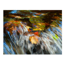 Waterfalling deixa o cartão cartão postal