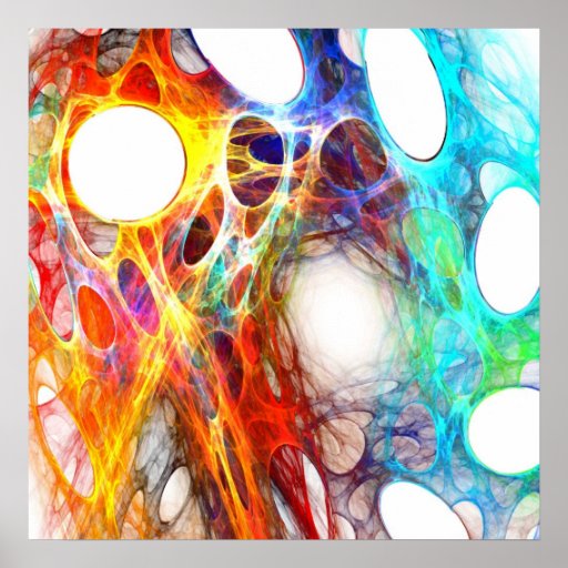 Web colorida - poster