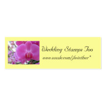 Wedding carimba demasiado o cartão cartoes de visita