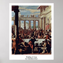 Wedding em Cana por Sebastiano Ricci Pôsteres