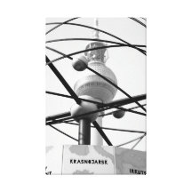 Weltzeituhr Fernsehturm Berlim No.1 Impressão De Canvas Esticadas