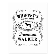 Whippet Cartao Postal
