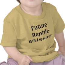 Whisperer futuro do réptil t-shirts