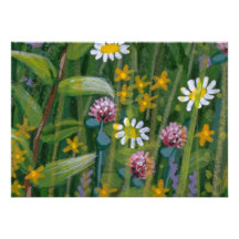 Wildflowers coloridos convites personalizado