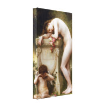 William-Adolphe Bouguereau - elegia Impressão De Canvas Esticadas