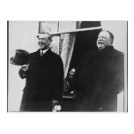 Wilson e Taft Cartao Postal