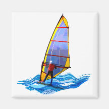Windsurfer selvagem imas de geladeira