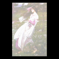 Windswept por John William Waterhouse papel de carta