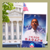 Wisconsin para Obama - personalizado pôsteres