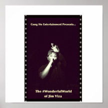 #WonderfulWorld do cobrir do álbum de Jim Viza Posters
