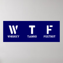 WTF POSTER