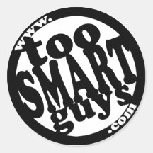 www.toosmartguys.com adesivo redondo