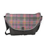 Xadrez colorida bolsa mensageiro