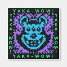 YAKA-WOW! ímã do bicho 3-Eyed Imã De Geladeira