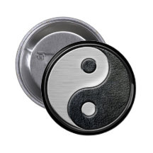 Yin de couro e de aço Yang Boton