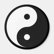 Yin Yang Imãs De Geladeira