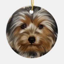 Yorkie Enfeite De Natal