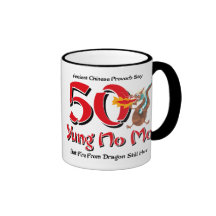 Yung nenhum aniversário do Mo 50th Canecas