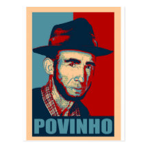 Zé Povinho - cores dos E.U. Cartao Postal
