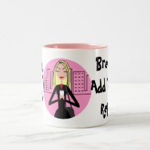 Zen do trabalho: Respire, adicione a vodca, repita Caneca